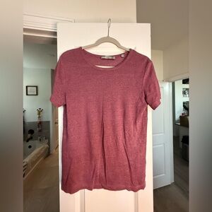 Vince Short Sleeve Tee in Rose